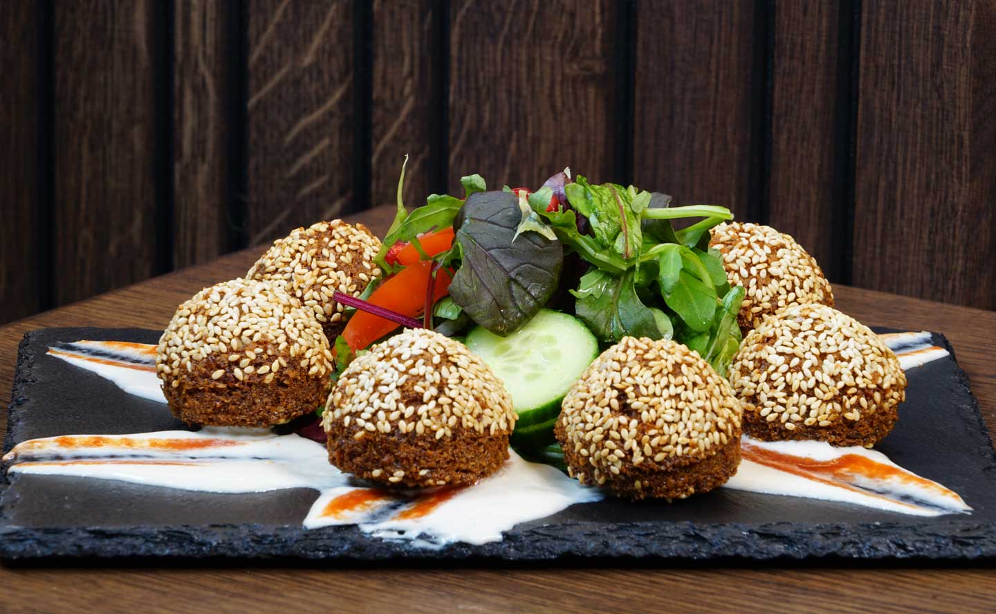 Falafel frittierte Gemüsebällchen