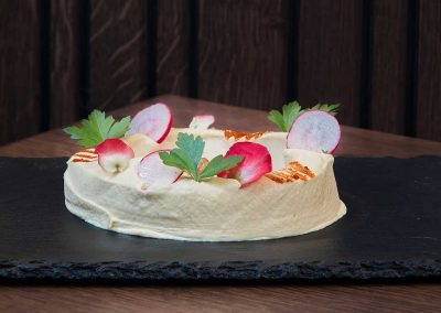 Humus, Kichererbsenpürree mit Tahina